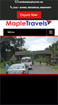 Mobile Screenshot of mapletravels.com